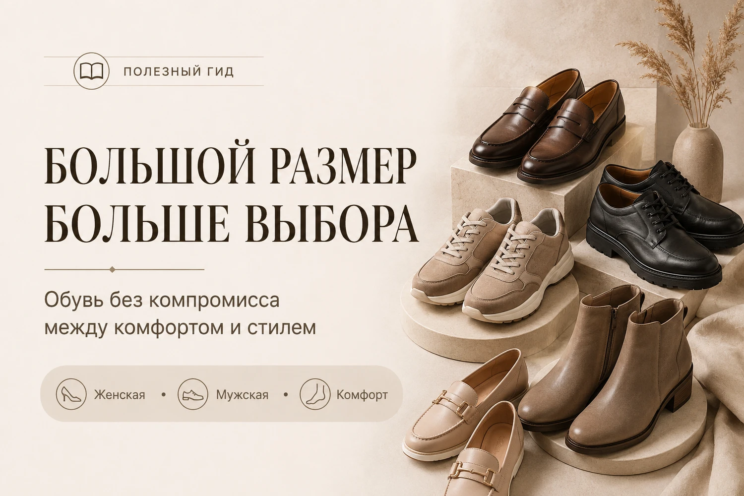 Обувь больших размеров: как выбрать современную и удобную модель