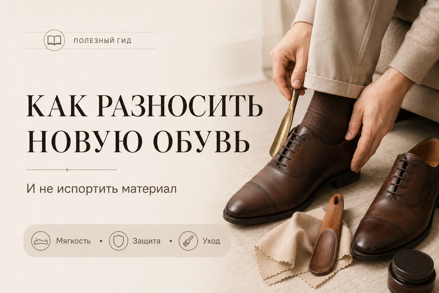 Как разносить новую обувь и не испортить материал