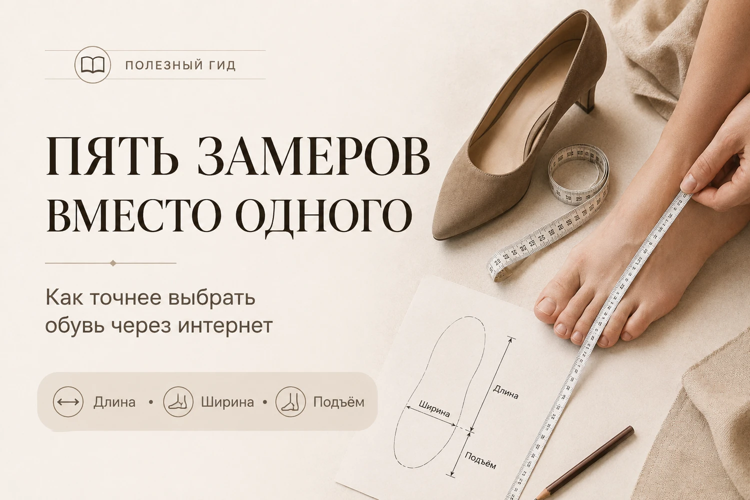 Как правильно измерить стопу перед покупкой обуви онлайн