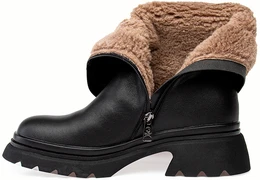 Женские черные сапоги Baden (Натуральная шерсть)