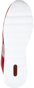 Женские красные кроссовки Rieker