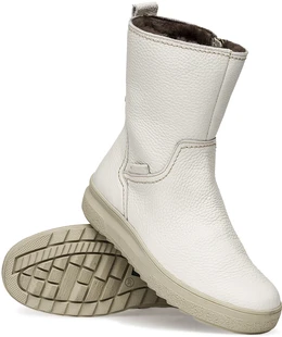 Женские бежевые полусапоги Romer (Натуральный мех)