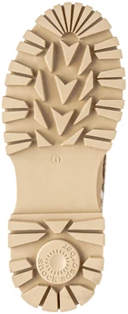 Женские бежевые ботинки Shoiberg (Натуральная шерсть)