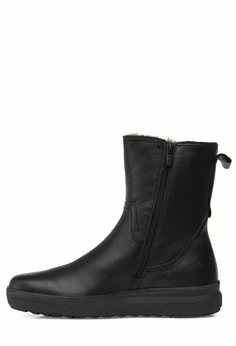 Женские черные полусапоги Romer (Натуральный мех)