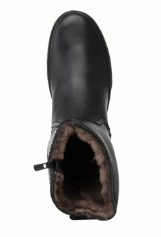 Женские черные полусапоги Romer (Натуральный мех)