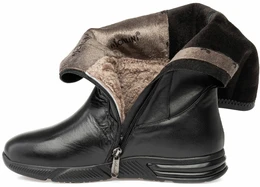 Женские черные сапоги Ascalini (Евромех)