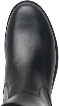 Женские черные полусапоги ALEXIA LEVINI (Натуральный мех)