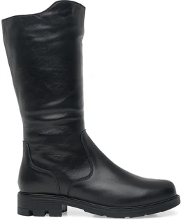 Женские черные полусапоги ALEXIA LEVINI (Натуральный мех)