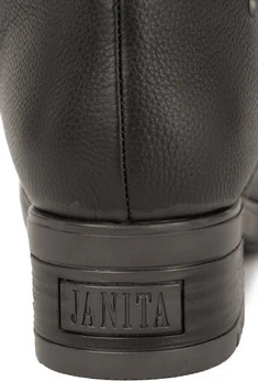 Женские коричневые сапоги Janita (Натуральный мех)