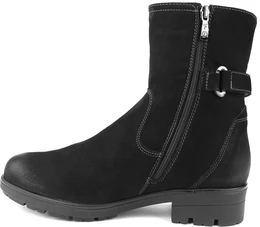 Женские черные ботинки Francesco Donni (Натуральный мех)