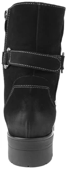 Женские черные ботинки Francesco Donni (Натуральный мех)