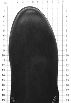 Женские черные ботинки Francesco Donni (Натуральный мех)