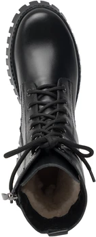 Женские черные ботинки ALEXIA LEVINI (Натуральная шерсть)