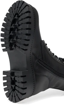 Женские черные ботинки ALEXIA LEVINI (Натуральная шерсть)