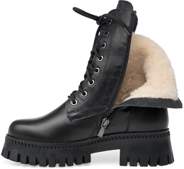 Женские черные ботинки ALEXIA LEVINI (Натуральная шерсть)