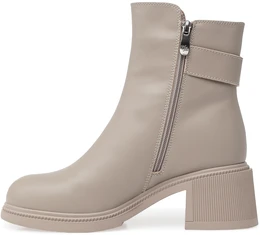 Женские бежевые ботильоны Wilmar (Натуральная шерсть)