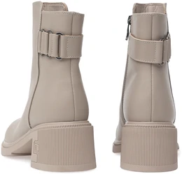 Женские бежевые ботильоны Wilmar (Натуральная шерсть)