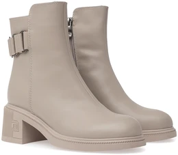 Женские бежевые ботильоны Wilmar (Натуральная шерсть)