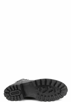 Женские черные ботинки Remonte (Натуральная шерсть)