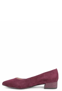 Женские бордовые туфли Bludo