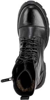 Женские черные ботинки Shoiberg (Натуральная шерсть)