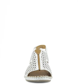 Женские белые босоножки Dakkem