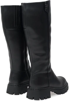 Женские черные сапоги Baden (Натуральная шерсть)