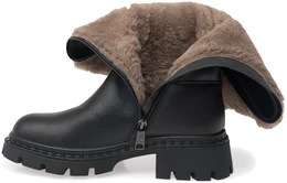 Женские черные сапоги Baden (Натуральная шерсть)
