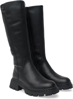 Женские черные сапоги Baden (Натуральная шерсть)