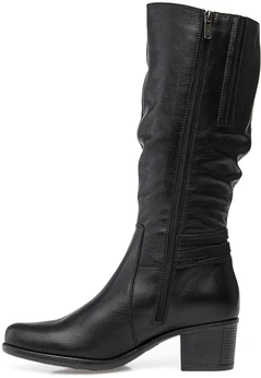 Женские черные сапоги Janita (Байка)
