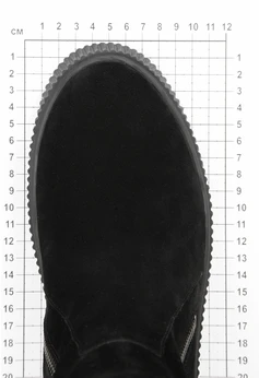 Женские черные полусапоги Balex (Натуральный мех)