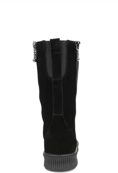 Женские черные полусапоги Balex (Натуральный мех)