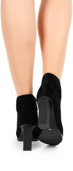 Женские черные ботильоны Calipso (Байка)