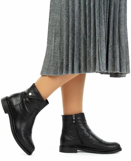 Женские черные ботинки Francesco Donni (Байка)