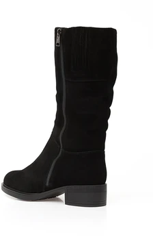 Женские черные сапоги Baden (Натуральная шерсть)