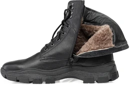 Мужские черные ботинки Romer (Натуральный мех)