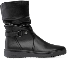 Женские черные полусапоги Romer (Натуральный мех)