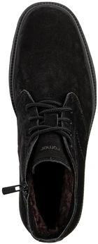 Мужские черные ботинки Romer (Натуральный мех)