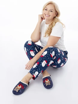 Женские синие тапочки Baden