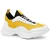 Женские желто-белые кроссовки Ascalini