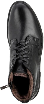 Мужские черные ботинки Romer (Натуральный мех)