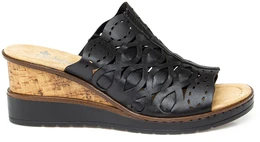 Женские черные сабо Rieker