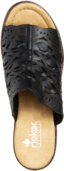 Женские черные сабо Rieker