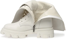 Женские бежевые сапоги Baden (Еврошерсть)