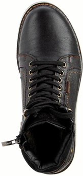 Мужские черные ботинки Baden (Натуральная шерсть)