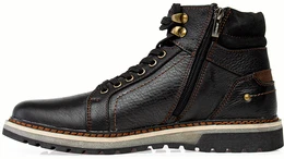 Мужские черные ботинки Baden (Натуральная шерсть)