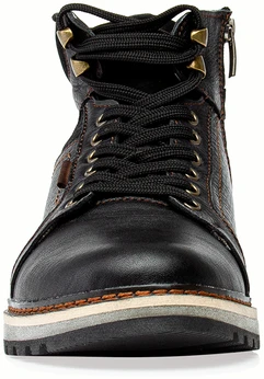 Мужские черные ботинки Baden (Натуральная шерсть)