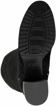 Женские черные сапоги Ascalini (Евромех)