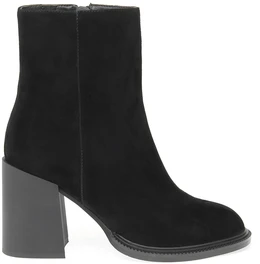 Женские черные ботильоны Calipso (Натуральный мех)