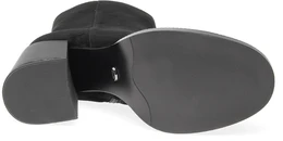 Женские черные ботильоны Calipso (Натуральный мех)